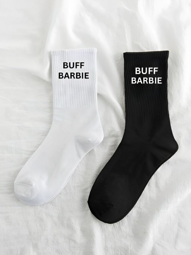 Barbie best sale logo socks